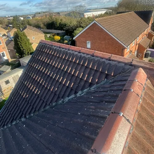A recent roof job we completed in Harrogate